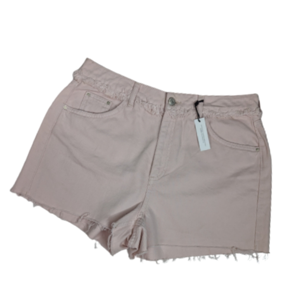 Topshop Moto Mom Jean High Waisted Shorts 10